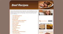 Desktop Screenshot of beefrecipes.us